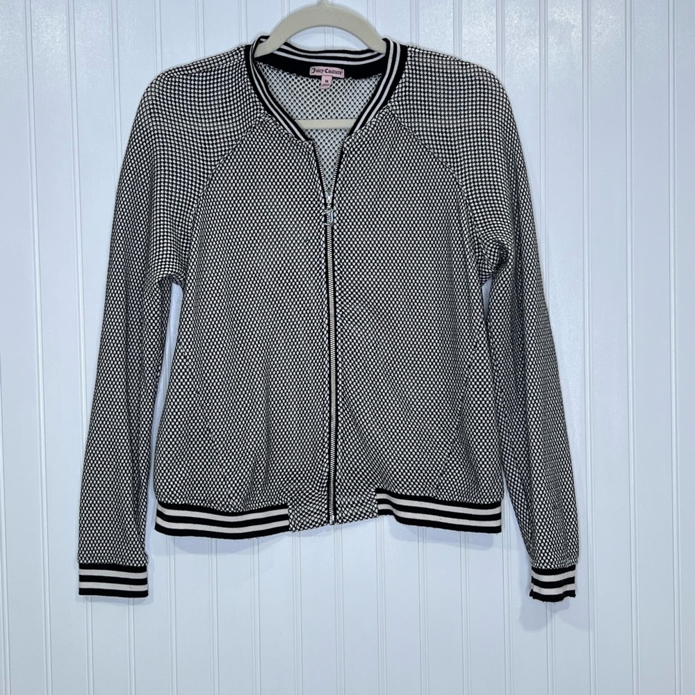Juicy Couture Netted Zip Up Medium 2000s